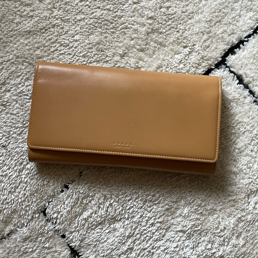 Vintage Coach Tri Fold Wallet